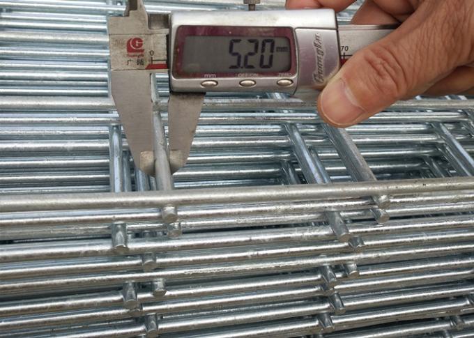 2"» cavo saldato Mesh Panels Hot Dipped Galvanized di acciaio al carbonio X2 0