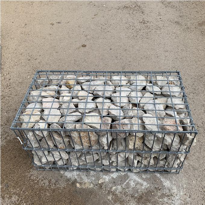 recinto di filo metallico dei litorali del muro di sostegno della gabbia del metallo del foro del diametro 5x10 di 4.5mm Rock Walls 0