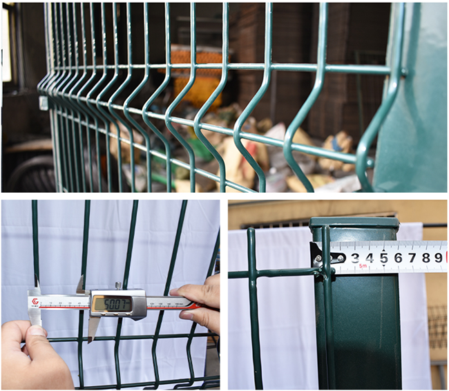 Il PVC amichevole di ECO ha ricoperto il cavo Mesh Fence che 3D ha curvato il recinto saldato sicurezza 0