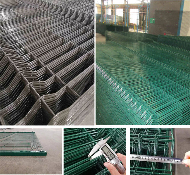 il cavo ricoperto PVC Mesh Fence 3d di 3000*1830mm ha curvato la sicurezza saldata 2