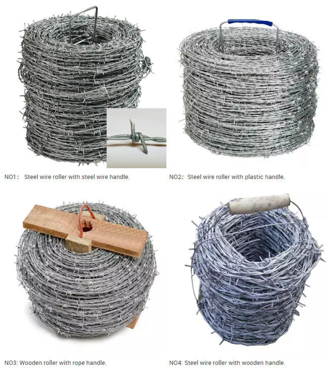 # 12 14 un verde di 16 PVC hanno ricoperto il filo spinato galvanizzato per il recinto del pascolo 1