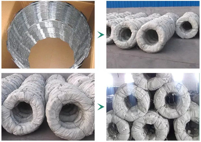 Filo spinato galvanizzato immerso caldo Cbt 65 Bto 30 Bto-22 lama a fisarmonica 3
