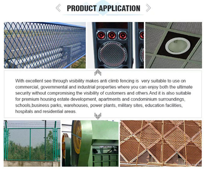 Nastro metallico in espansione trattato appiattito Mesh Sheet For Sieve Production 0