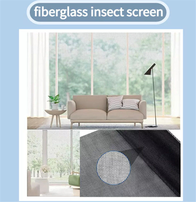 Finestra magnetica invisibile che scherma Mesh Mosquito Insect Proof Fiberglass 1