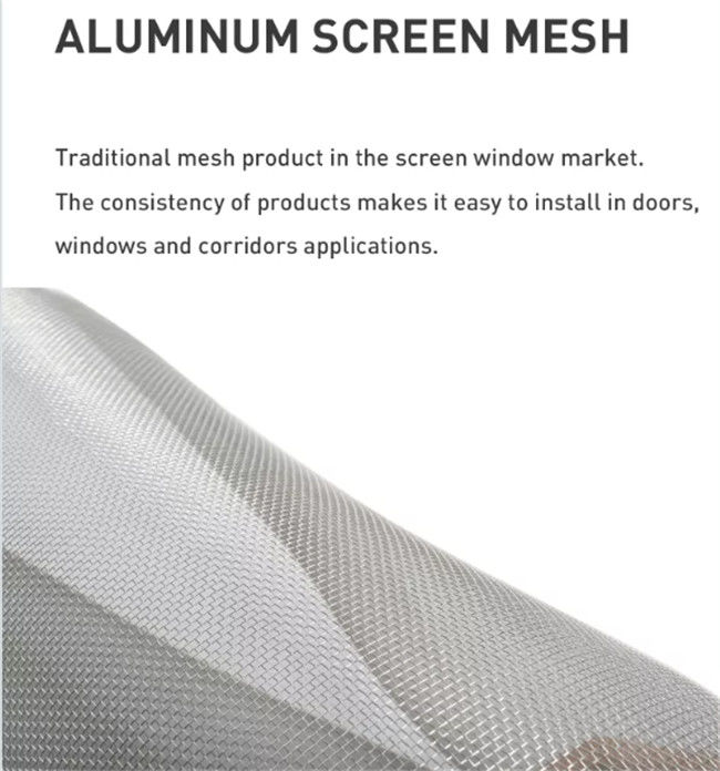 cavo Mesh Light Weight Aluminum Alloy dello schermo della finestra 16x16 per il reticolato di zanzara 0