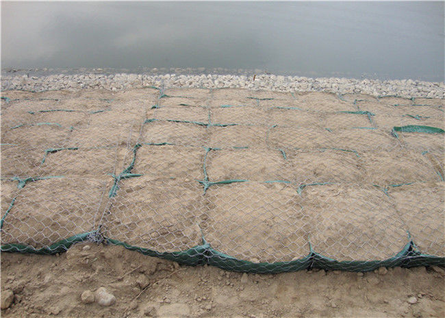 la sponda del fiume di 2m x di 1m x di 0.5m ha galvanizzato l'iso 9001 della scatola del gabbione diplomata 2