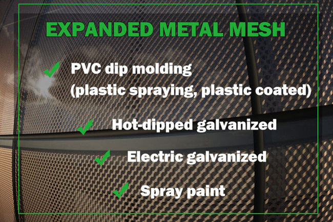 L2mm W0.6mm ha galvanizzato la maglia ampliata HBGB ha galvanizzato la rete metallica del pollo 0