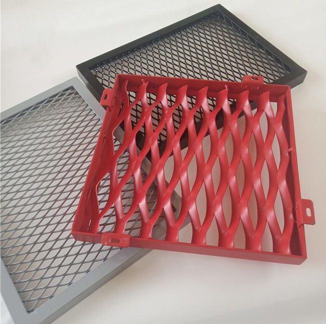 Nastro metallico in espansione 120mm di PVDF Mesh Aluminium Diamond Mesh Bunnings 0