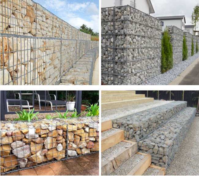 La guardia ad alta resistenza Gabion Sea Wall 200*100*100 di Dura ha saldato il muro di sostegno del cavo 2
