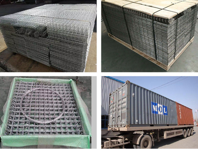 Cavo saldato gabbione durevole Mesh Hot Dipped Galvanized Iron di 4.5mm 2