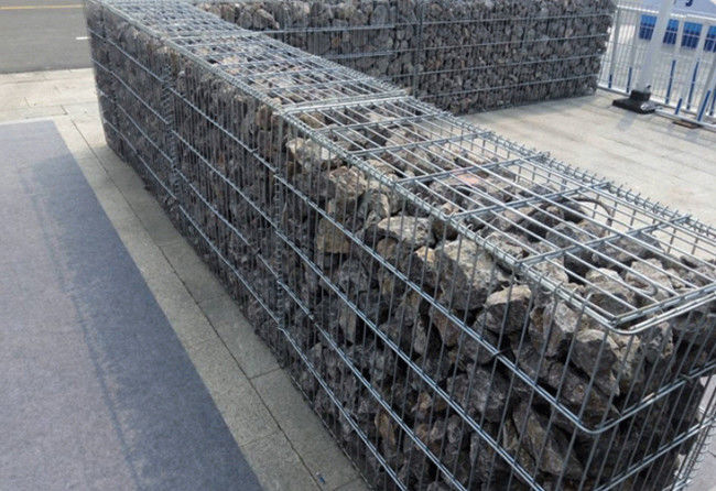 gabbione saldato galvanizzato immerso caldo Mesh Heavy Duty Box di 5.0mm 100x30x30cm 2