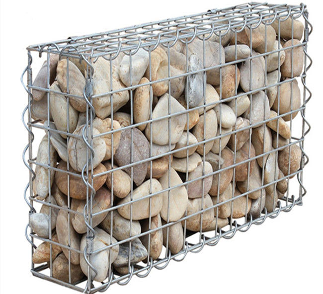 gabbione saldato galvanizzato immerso caldo Mesh Heavy Duty Box di 5.0mm 100x30x30cm 0