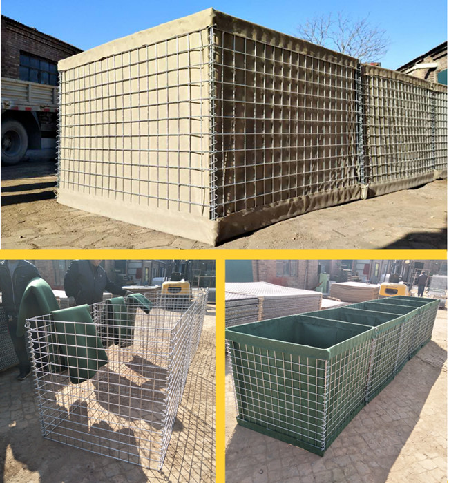 gabbione saldato 50x100mm Mesh Military Defense Gabion Planter Bunnings di 5x5cm 1