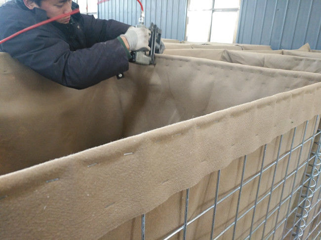 Gabbione saldato geotessuto pesante Mesh Noise Barrier Wall di HBGB 350g/Sqm 1