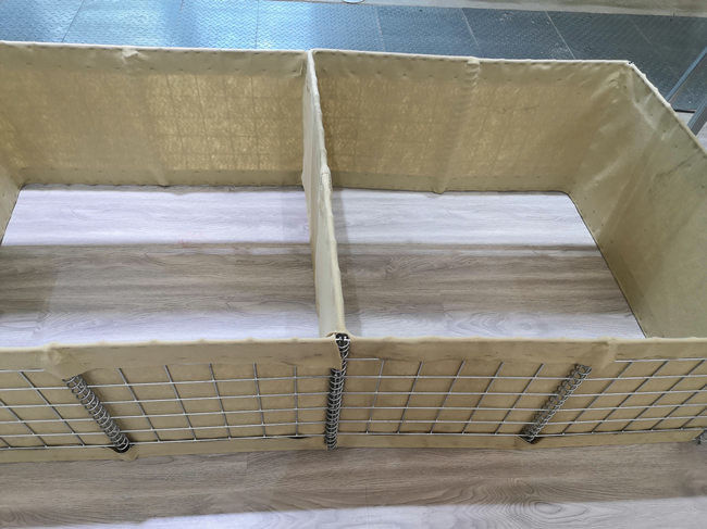 3" gabbie difensive del gabbione del metallo di larghezza delle barriere 1.5m di X3» mil 4 Hesco 1