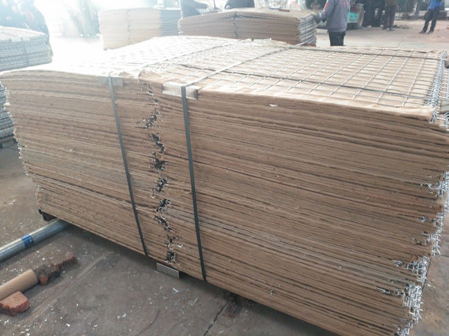 3" gabbie difensive del gabbione del metallo di larghezza delle barriere 1.5m di X3» mil 4 Hesco 2