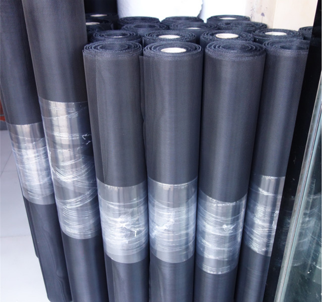 zanzariera dello schermo 22×22 di 0.48mm Dia Black Epoxy Aluminum Bug 1