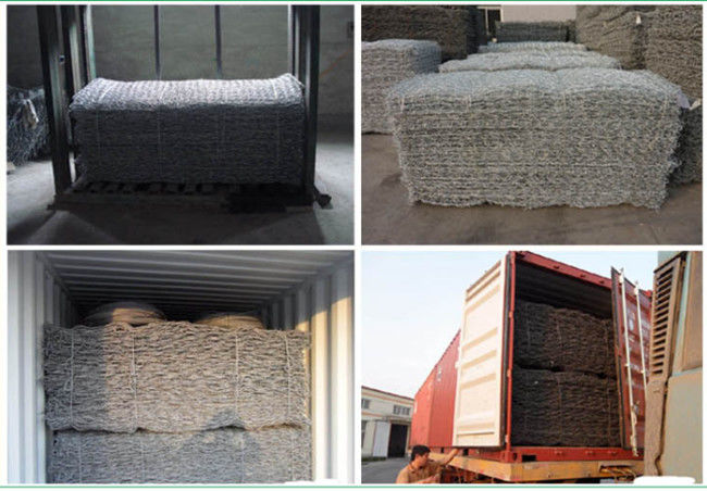 recinto di filo metallico di Mesh Baskets Landscape Stone Cage del gabbione di 200x100x50mm 2