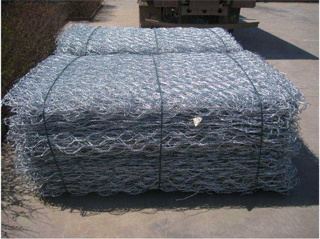 maglia tessuta esagonale di anti corrosione della scatola del gabbione galvanizzata 4x1x1m 2