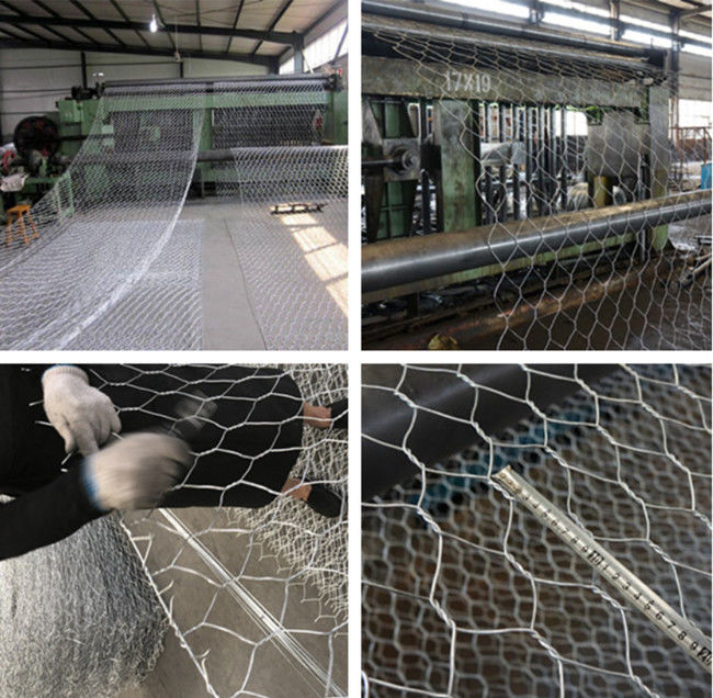 la sponda del fiume di 2m x di 1m x di 0.5m ha galvanizzato l'iso 9001 della scatola del gabbione diplomata 0