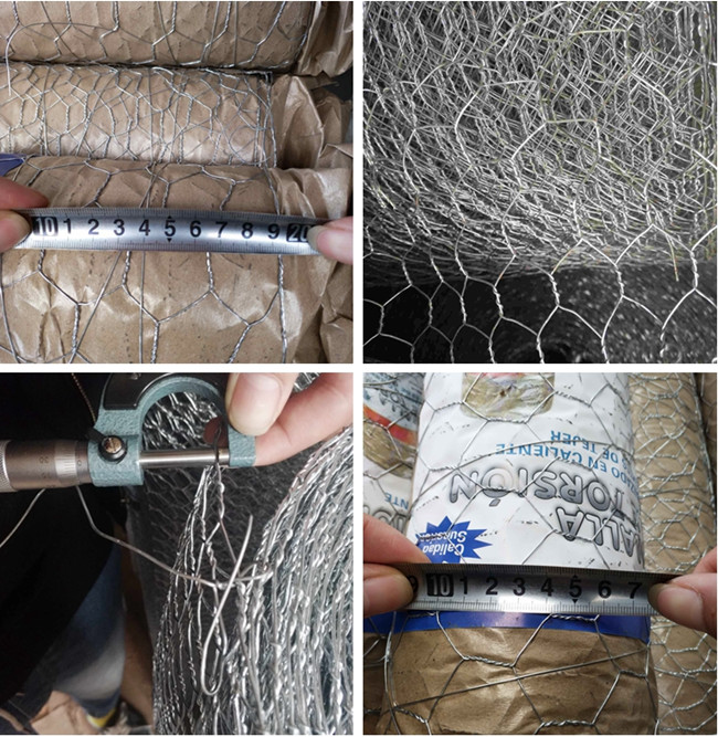 Pollo Mesh Fence Hexagonal AISI EN10223 di acciaio inossidabile 304 1