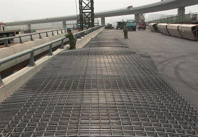 Q235 ha laminato a freddo la rete metallica d'acciaio concreta del tondo per cemento armato della maglia 7.5mm 10mm di rinforzo 1