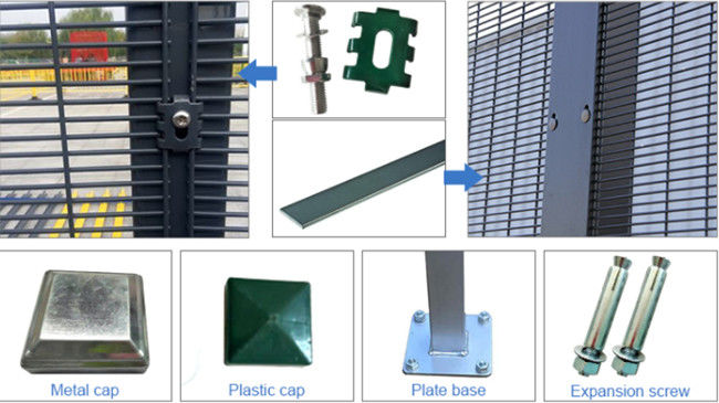 Anti salita Mesh Fence High Security Prison del cavo resistente del ferro 358 1