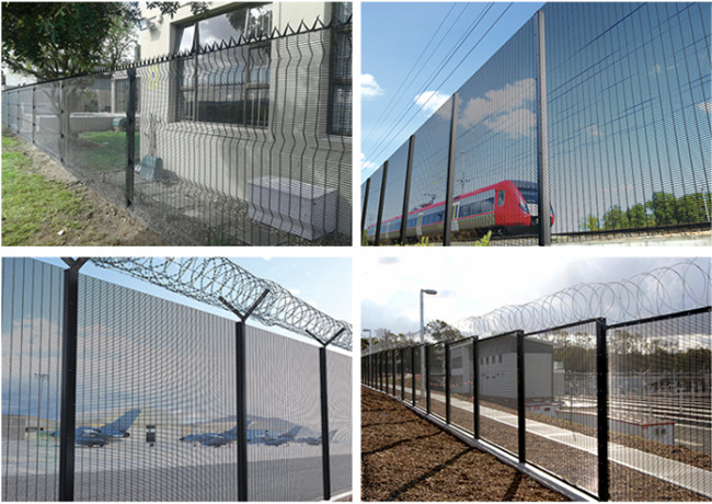 358 altezza pungente di Mesh Fencing 1.8m del cavo di salita di iso 9001 anti 2