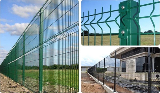 Il triangolo che piega la saldatura Mesh Fence Panels Outdoor Garden 3d di 3.0mm ha curvato 1