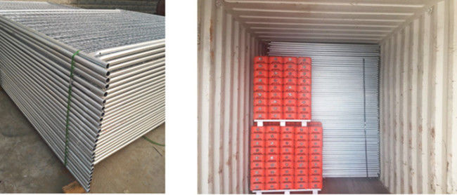 recinto temporaneo Panel della costruzione galvanizzato metallo di 75×150mm 5mm densamente 2