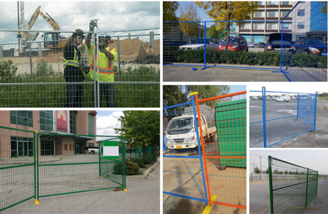 1.5mm 6' ' recinto temporaneo Panel Q235 della costruzione di sicurezza portatile ×9.5 1