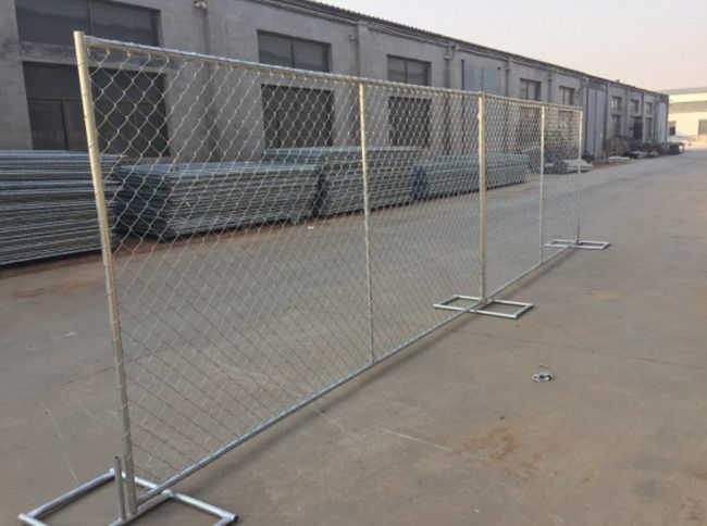 Recinto galvanizzato Panels Chain Link della costruzione del metallo 75x75mm 6x12ft 0