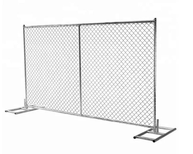 11 il recinto portatile Panels Hot Dipped del collegamento a catena del calibro 6x8 ha galvanizzato 0