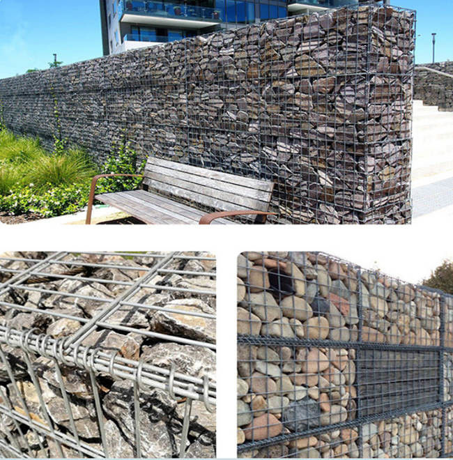 Blocchetti lunghi popolari del muro di sostegno dei canestri del gabbione della roccia di dimensione 4m 0