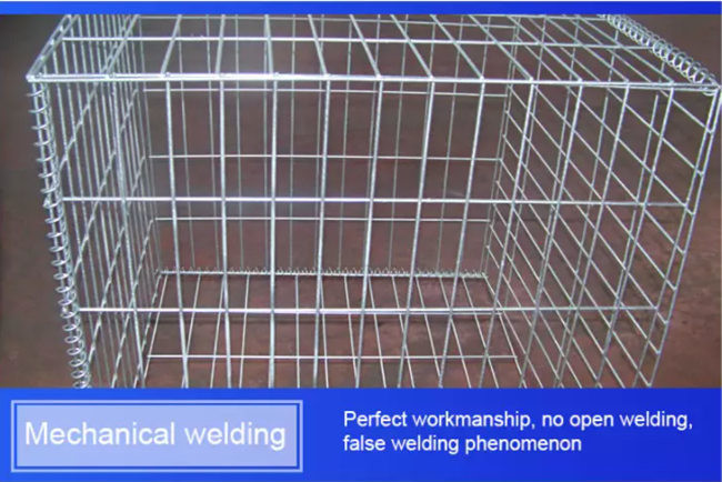 Parete di Mesh Galfan Coated For Retaining del gabbione saldata dimensione del foro di 50mm x di 50 0
