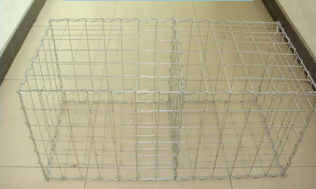 La parete di pietra delle gabbie ha saldato il foro del calibro di cavo di Mesh Gabion 4mm 5x5 cm 0