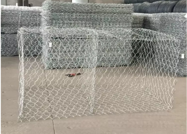 la scatola esagonale Znal del gabbione di Galfan del foro 4x2x0.3 ha ricoperto il filo di ferro Mesh Retaining Wall 0