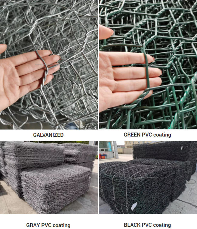 il gabbione Mesh Baskets Heavy Duty Triple di 3mm ha torto l'acciaio galvanizzato tessuto esagonale 0