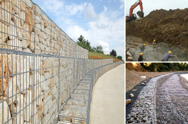 il muro di sostegno del filo di acciaio di 3mm ha galvanizzato la scatola saldata del gabbione 2