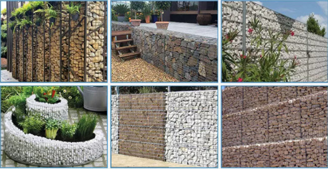 100 x 80 x scatola del gabbione galvanizzata 30cm hanno saldato il recinto di rinforzo della pietra 3